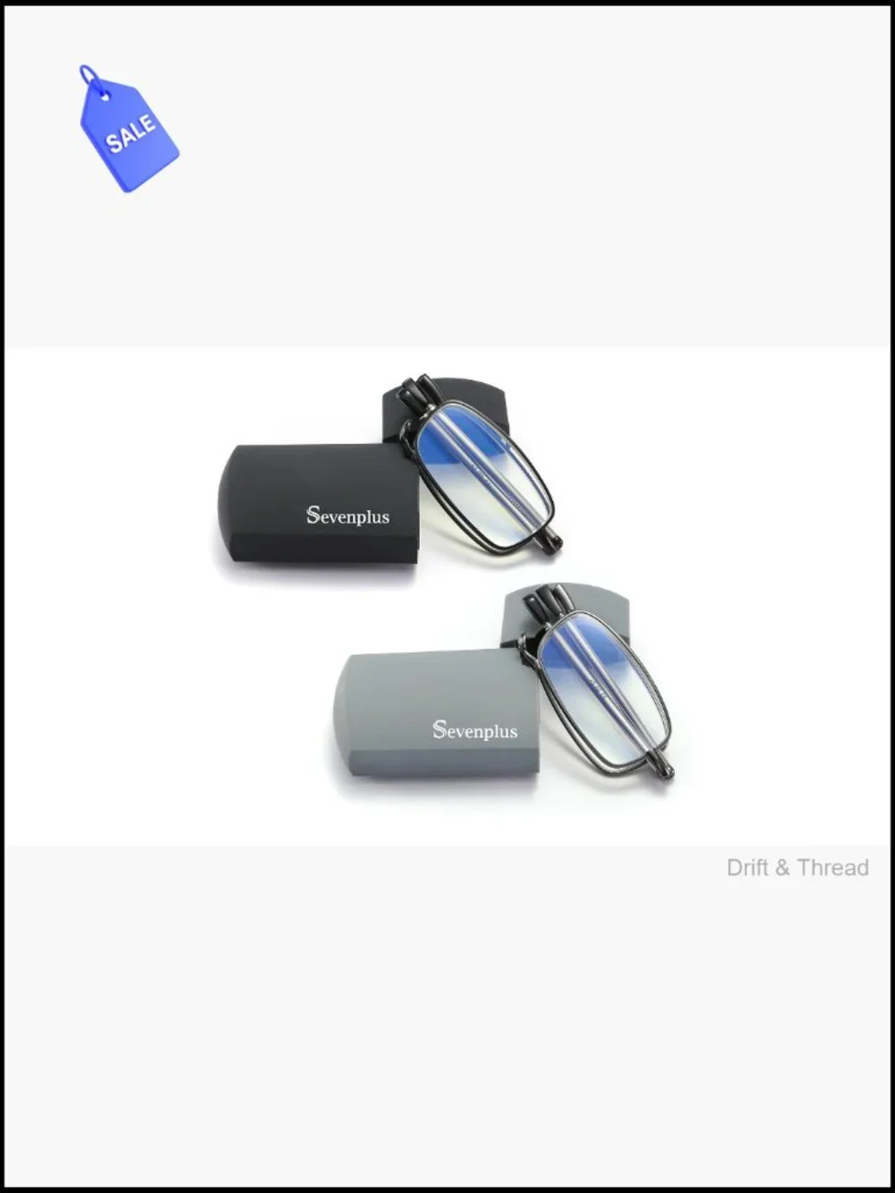 2 Pack Blue Light Blocking Reading Glasses Spring Hinge Foldable
